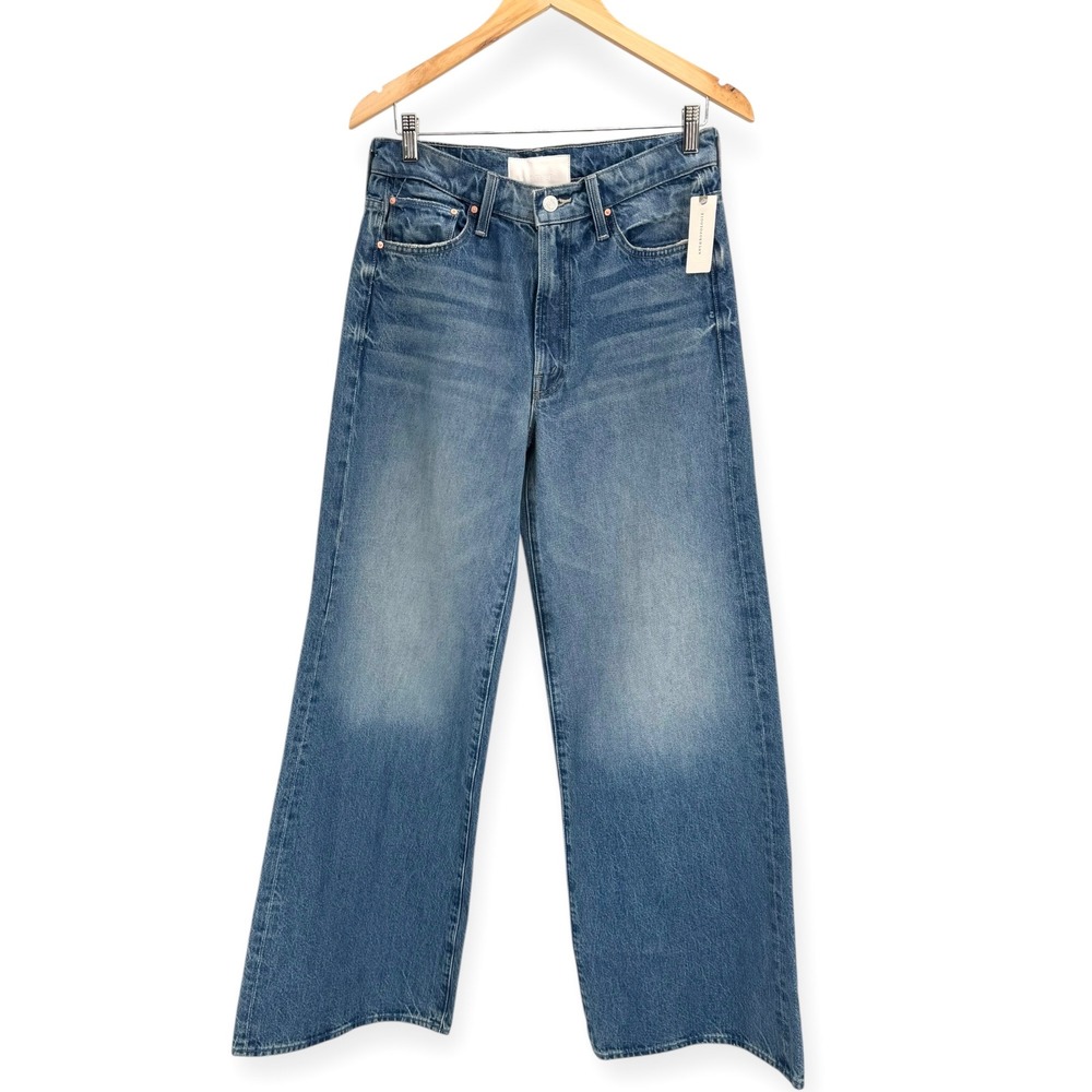 NWT MOTHER The Ditcher Roller High-Rise Wide-Leg Jeans $288 - Size 27 - Picture 7 of 15
